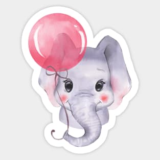 itty bitty elephant Sticker